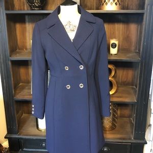 WHBM Stunning Navy Coat/Dress!